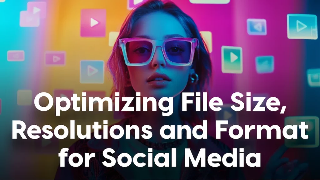 Optimizing File Size, Resolutions and Formats for Social Media Posting
